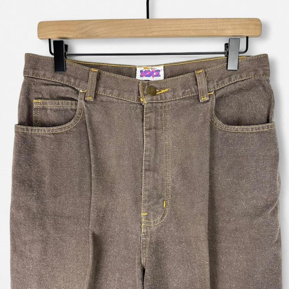 Vintage 90s Siecle S.A. brown high waisted denim jeans